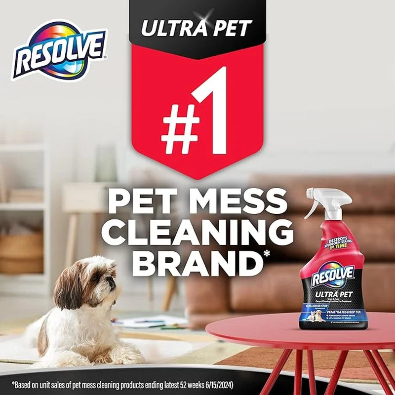 Ultra Pet Carpet Stain Cleaner Solution and Odor Remover Spray, 32 Oz