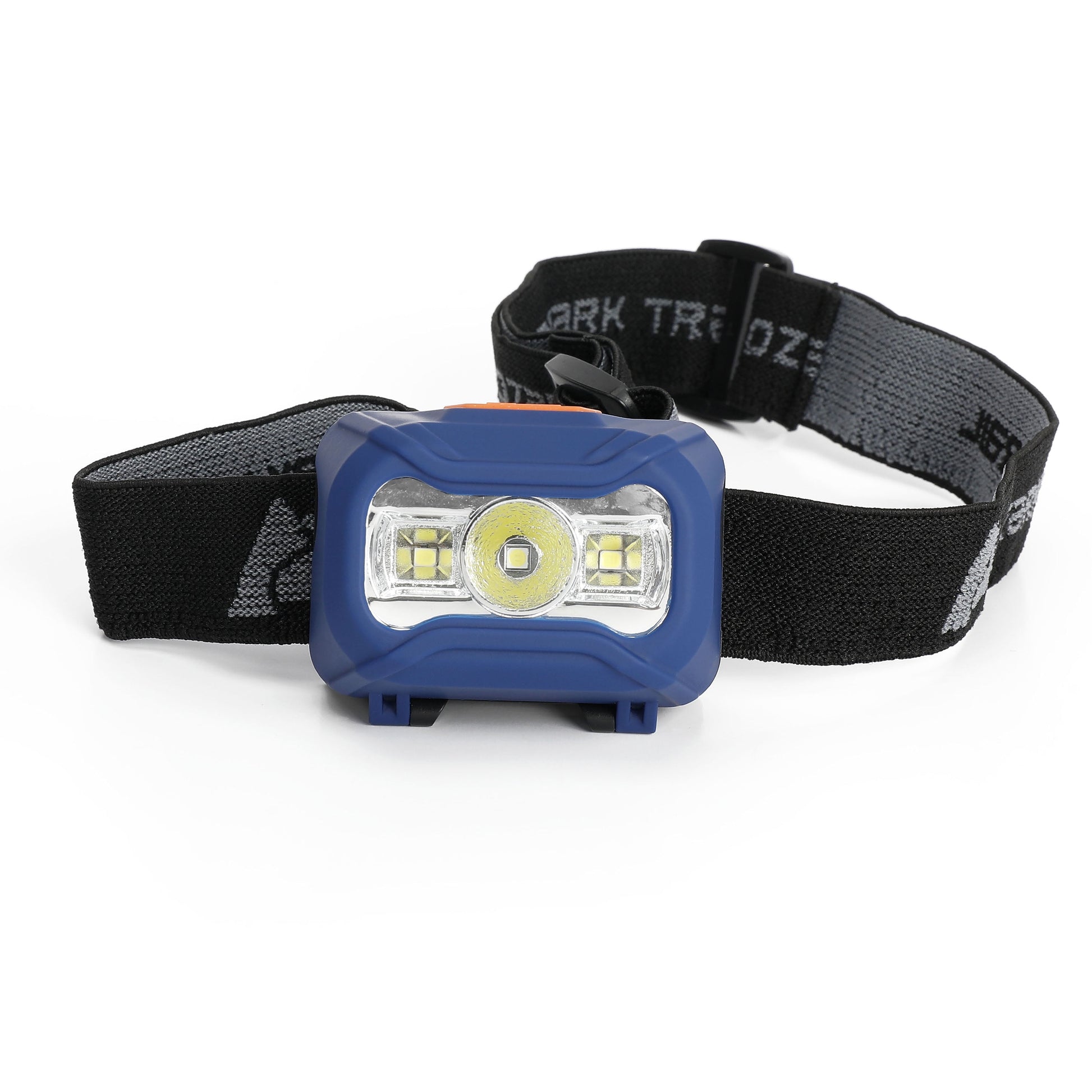 (5 Pack)  LED 100 Lumens Headlamp, Blue, 3AAA Batteries Included, 0.21 Lbs