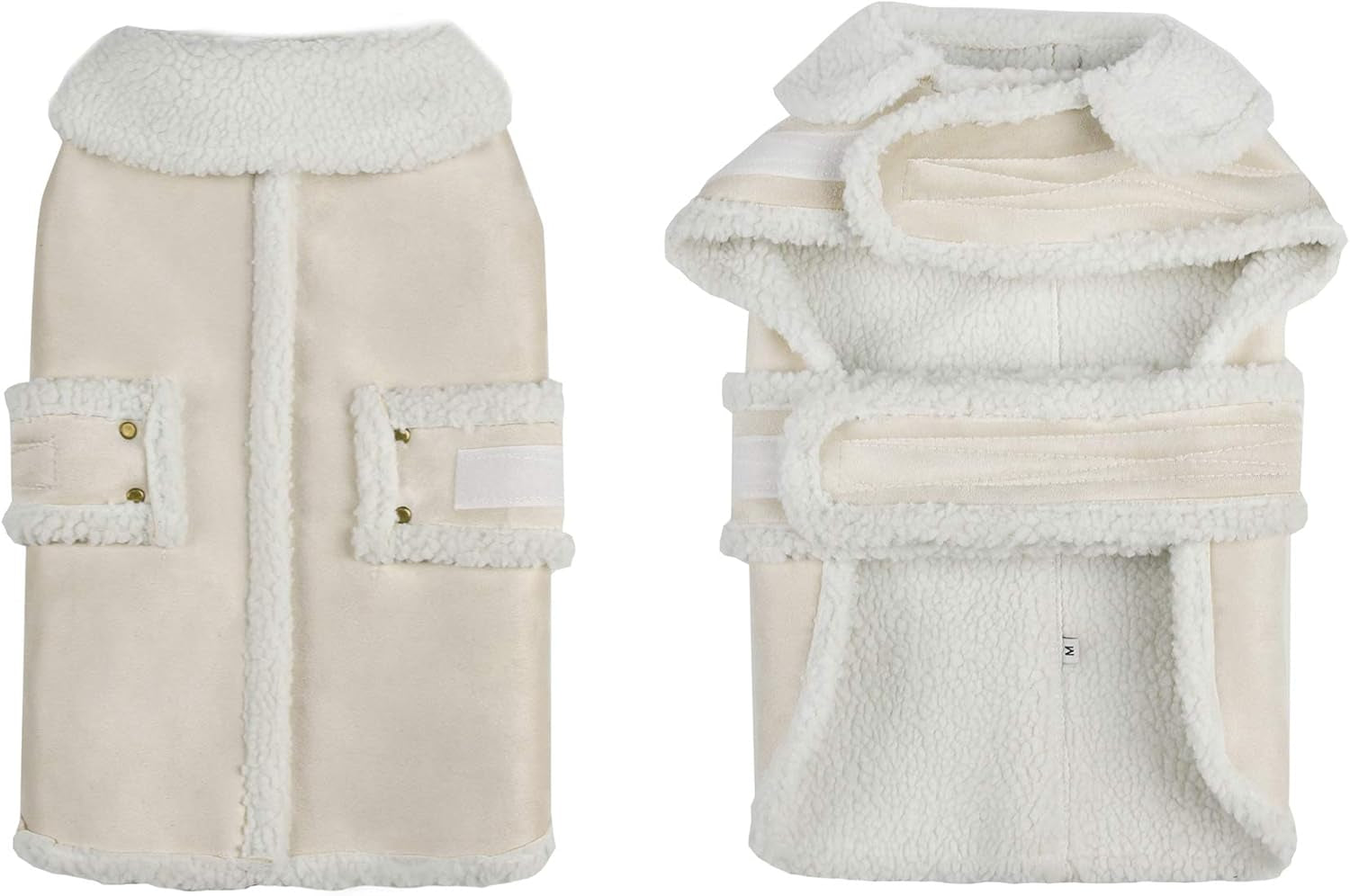Dog Winter Jacket, Warm Windproof Dog Sweaters for Small Dogs, Thick Apparelf Fleece Coat for Medium Large Dogs (Small)